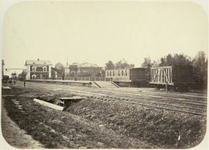 Вокзал Подсолнечная в конце 19 века