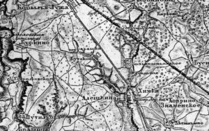 Карта Шуберта 1860 года