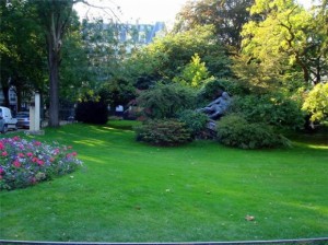 люксембургский сад в Париже фото