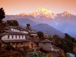 Ghandrung_Village_and_Annapurna_South,_Nepal,_Himalaya_-_160